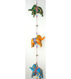 Traditional Stuff Toys Of Rajasthan Elephant Hanging Size 3 InchPicture